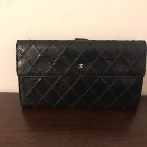 Authentic Black Chanel Wallet